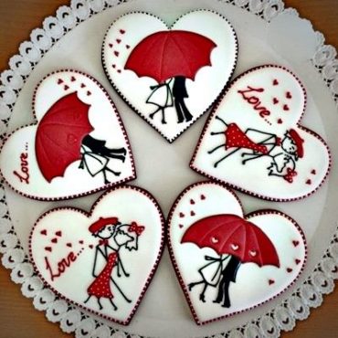 Имбирное печенье «Любовь под дождем»