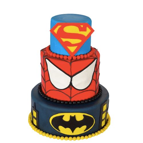 Торт «Ассорти супергероев»