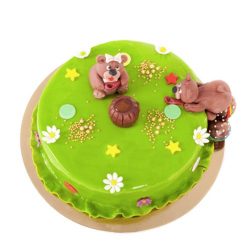 Торт «Мишки и мед»