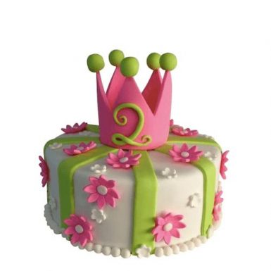 Торт «Нашей принцессе 2 года»
