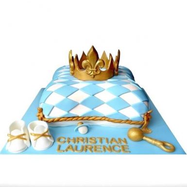 Торт «Корона на подушке»