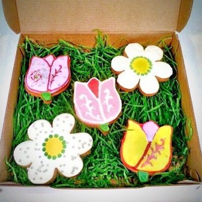 Имбирное печенье «Весенние цветы»