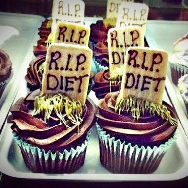Капкейки «R.I.P. Diet»