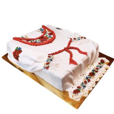 Торт «Народная вышиванка»