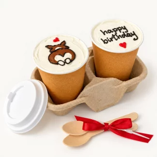 Cake to Go «С корги» в бумажных стаканчиках